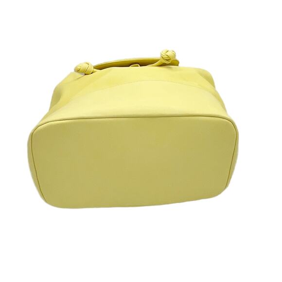 Fawn Design Faux Leather The Cinch Backpack with Dust bag in Citro - Picture 4 of 8